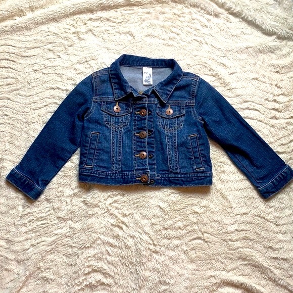 Simple Joys by Carter's Toddler Girls' Denim Jacket 24M - Picture 3 of 15